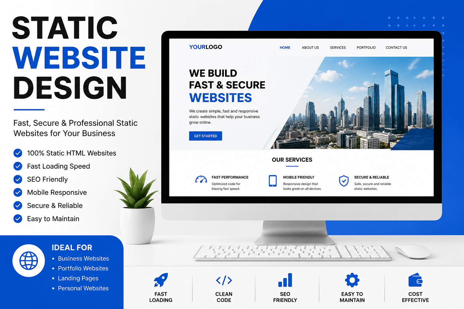 Affordable web design services in India
