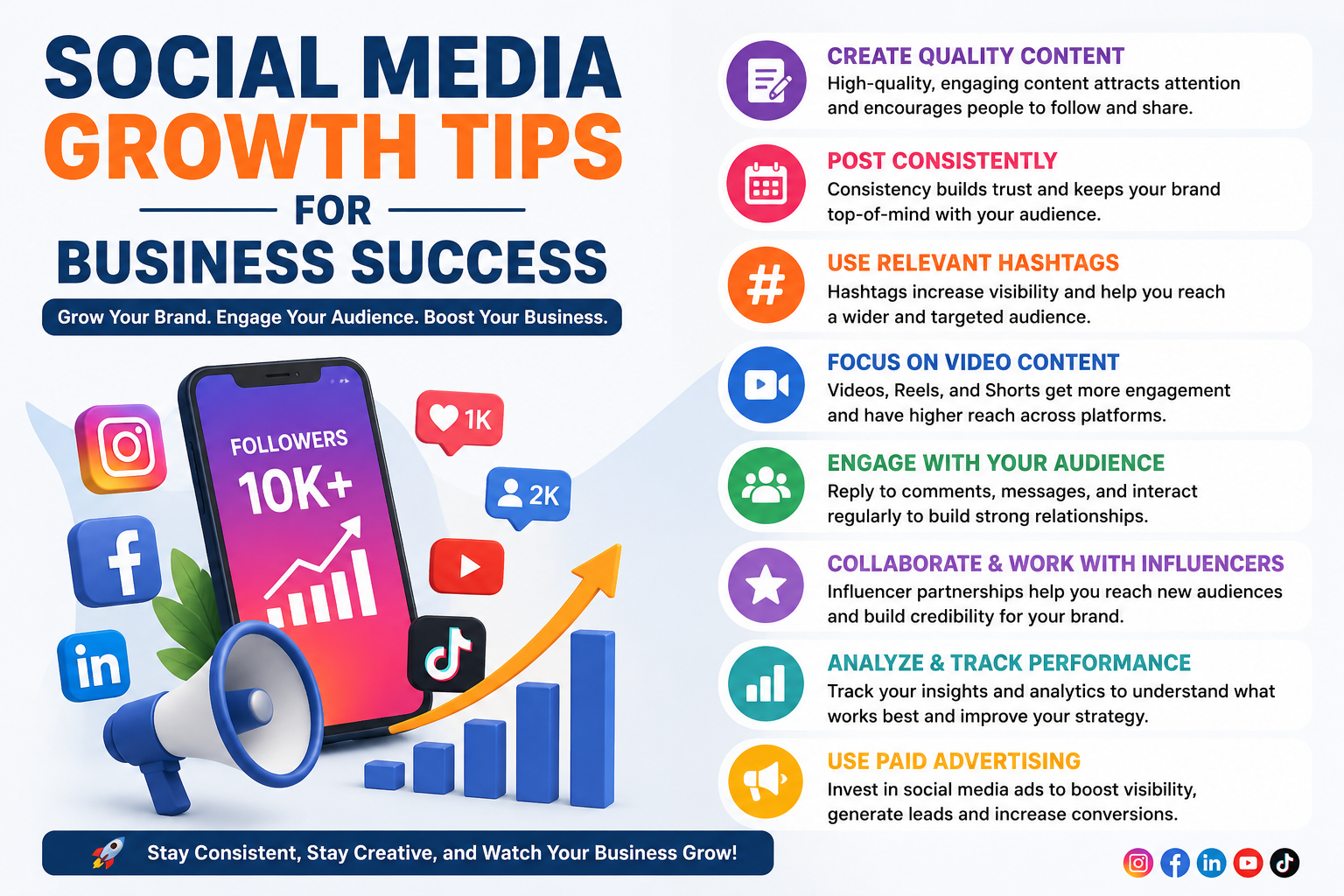 Social Media Growth Tips